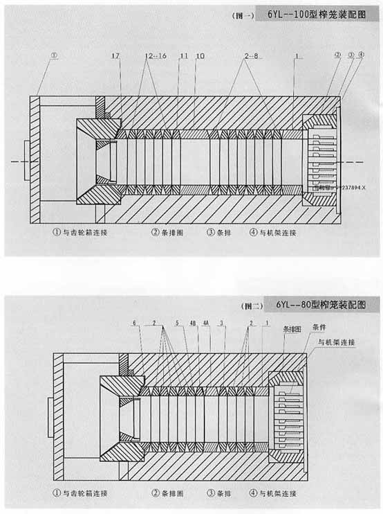 6YL-100A全自動(dòng)榨油機結構圖